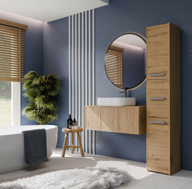 Koupelnová skříňka Samways 2 (dub artisan)