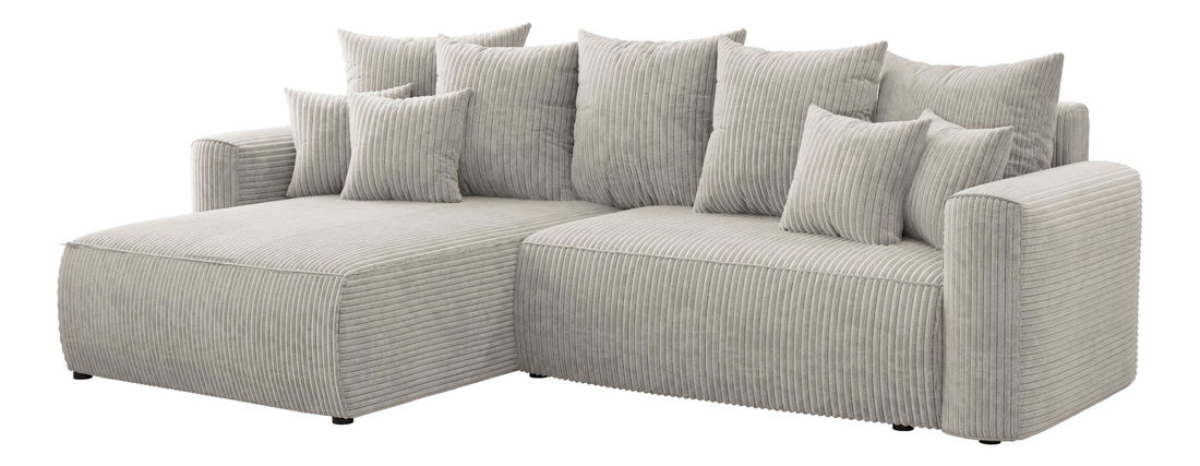 Rohová sedačka Baria (L) (světlohnědá)