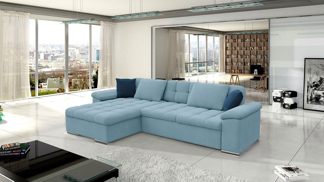 Rohová sedací souprava Dante (bílá)