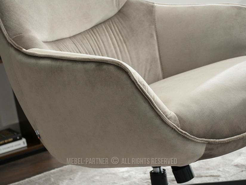 Relaxační křeslo Orbitek (béžová + černá)