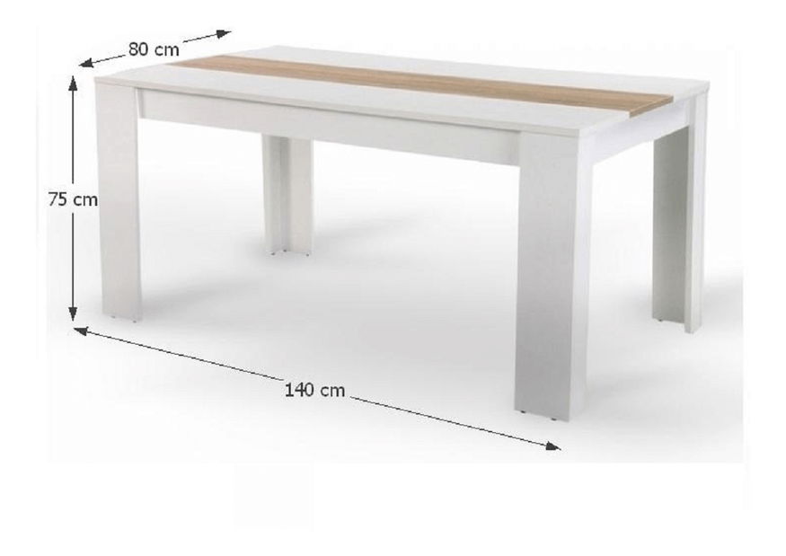 Jídelní stůl Betul New 140 (pro 6 osob)