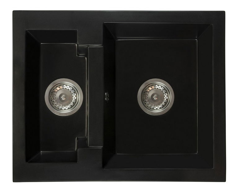 Kuchyňský dřez Yagma (černá) (bez otvoru pro baterii) (P)