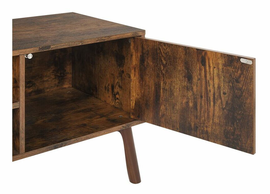 TV stolek/skříňka VALON (tmavé dřevo)