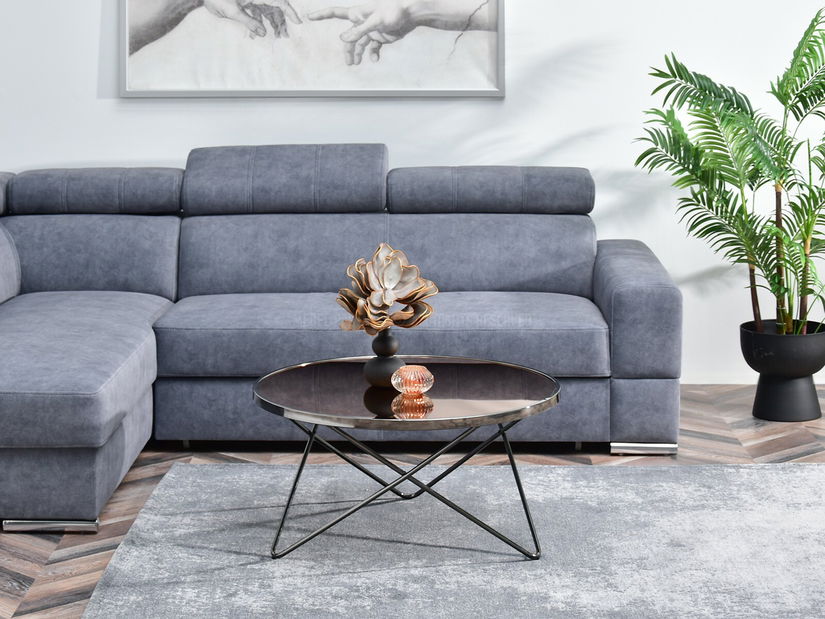 Konferenční stolek Armin Xl (sklo + černá)