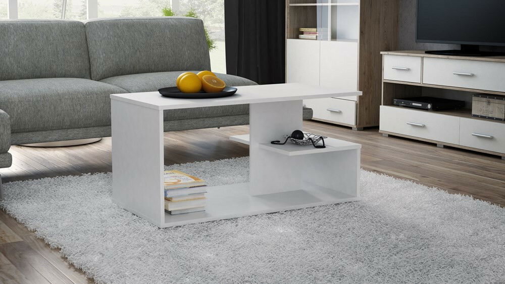 Konferenční stolek Disfruta 1 (bílá)