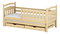 Dětská postel 80 x 180 cm – GLYNDA (s roštem a úložným prostorem) (borovice)