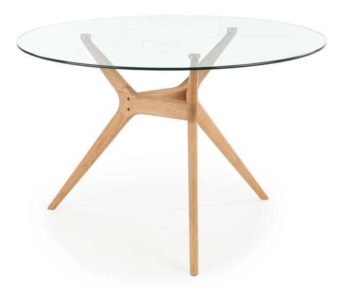 Jídelní stůl Amasa (průhledná) (pro 4 osoby)