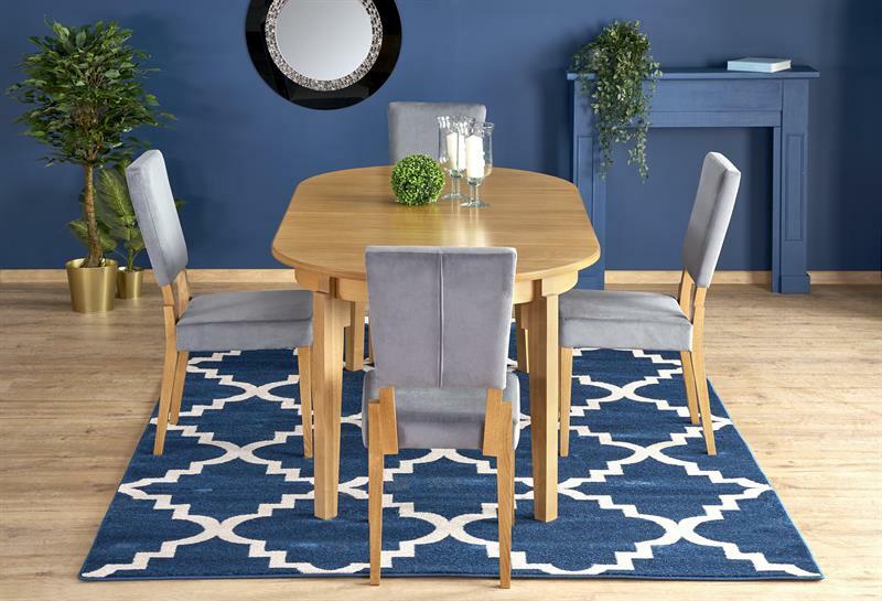 Rozkládací jídelní stůl 100-200 cm Saras (Dub medový + (pro 6 8 osob)