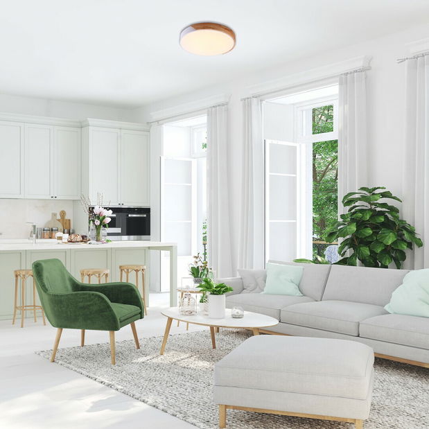 Stropní svítidlo Bismit 3527 (přírodní + bílá)