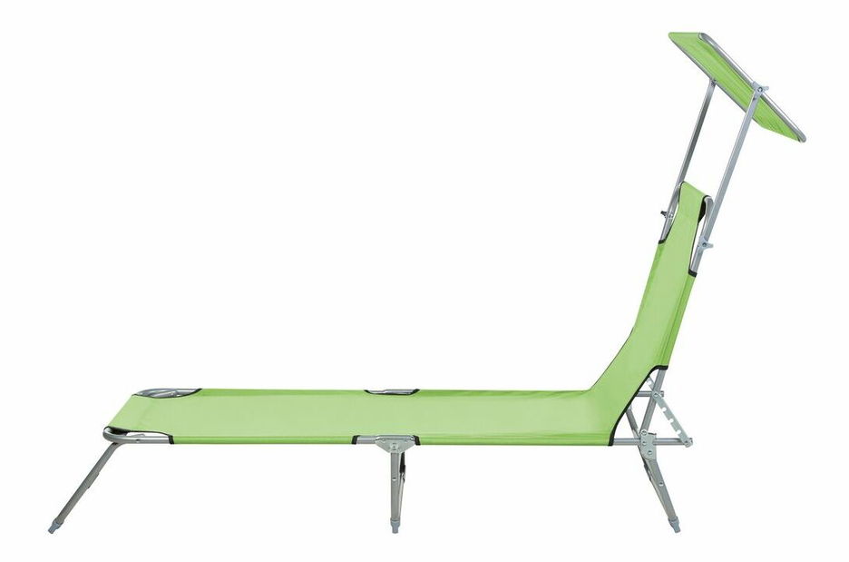 Zahradní lehátko Flor (limetková)