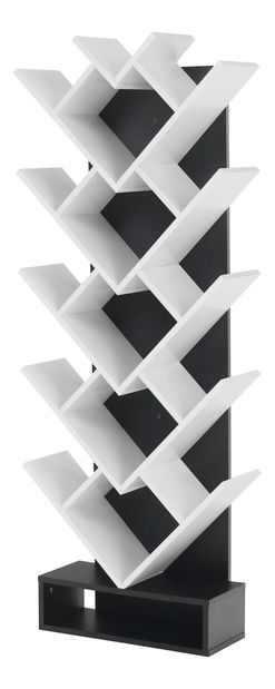 Regál Veley (bílá + černá)