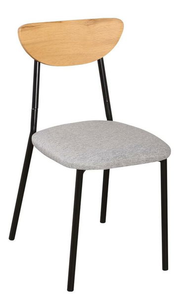 Jídelní set Mimetizarse (dub světlý + šedá) (pro 4 osoby)