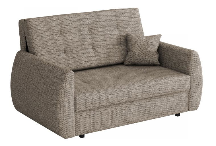 Rozkládací pohovka Carivia Art II (světlohnědá) (s úl. prostorem)