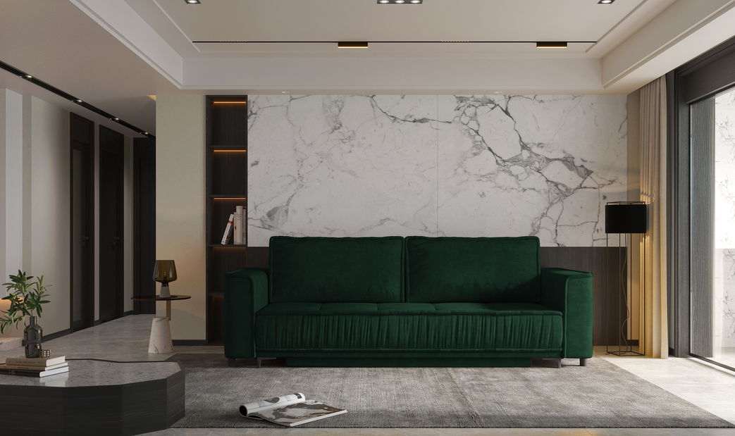 Pohovka trojsedačka Darandenos P (tmavě zelená)