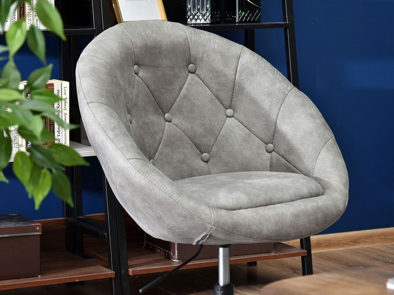 Křeslo Lush 4 (šedá + černá)