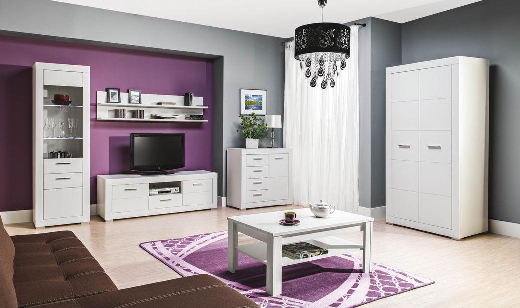 Jídelní stůl White WH 11 (pro 4 až 8 osob)