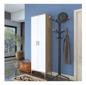 Šatní skříň Daboko 1 (ořech + bílá)