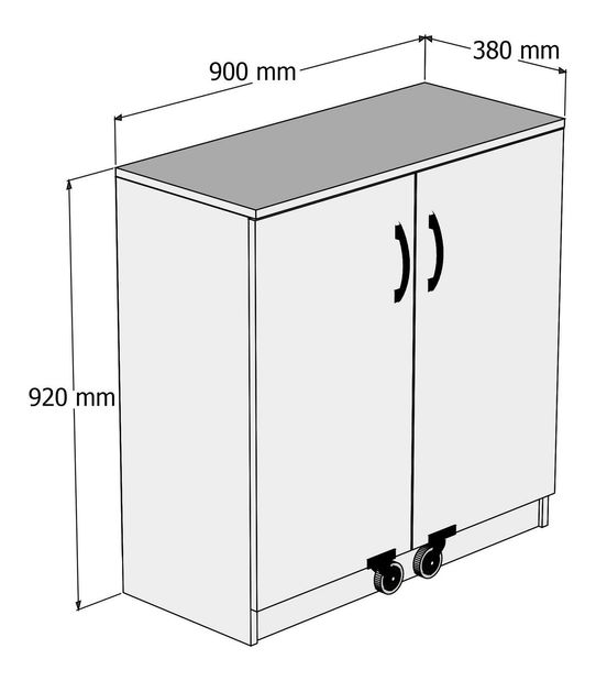 Skříňka Nonavu 2 (borovice atlantická)