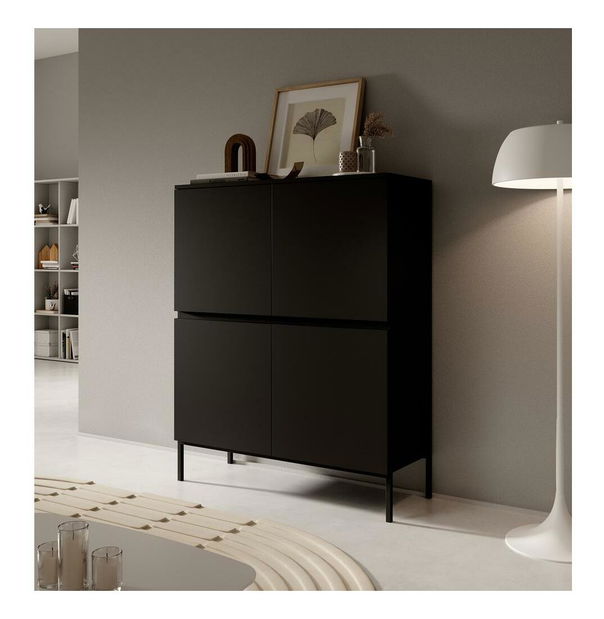 Skříňka Bennasi B1 (černá)