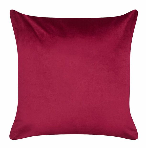 Sada 2 ozdobných polštářů 45 x 45 cm Golddy (červená)
