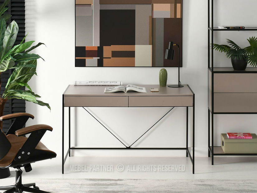 PC stolek Unica (béžová + černá)