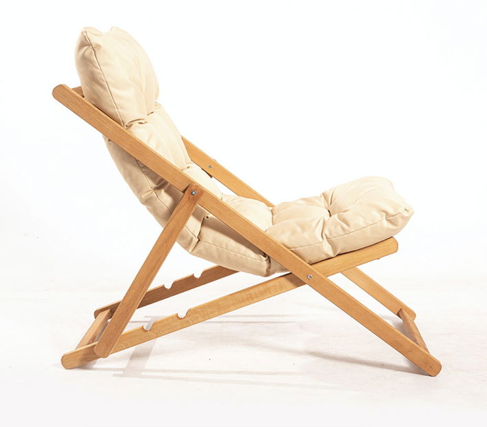 Zahradní židle Mackenzie (hnědá + krémová)