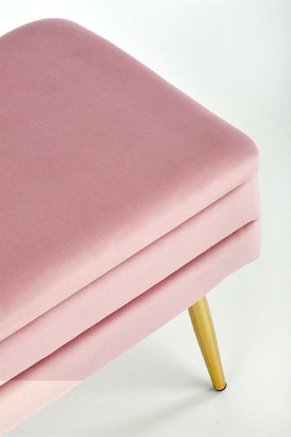 Taburetka Velen (růžová + zlatá)