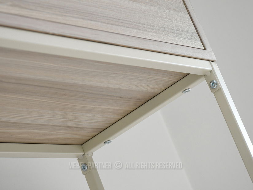 Konzolový stolek Norma M (popelaváo béžová + krémová)