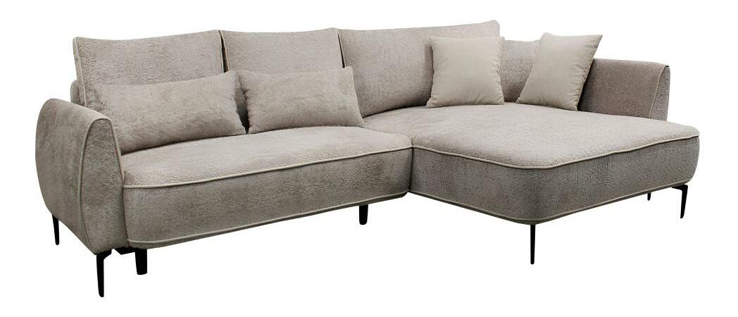 Rohová sedací souprava Montenegro (sivobéžová) (P)