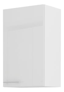 Horní kuchyňská skříňka Lavera 45 G 72 1F (bílá + lesk bílý)