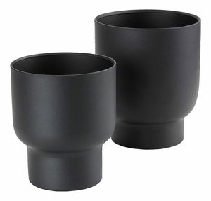Set 2 ks květináčů Fdonina (černá)