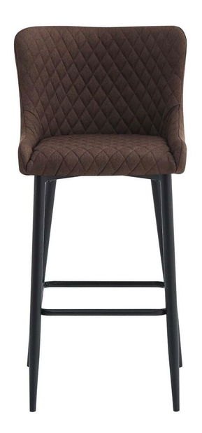 Barová židle Cerveza (hnědá + černá)