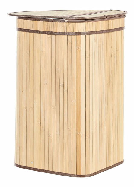 Prádelní koš Brigitta (světlé dřevo)