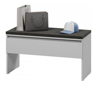 Botník 1K Semplo SM 03 (šedá + černá) (se sedákem)