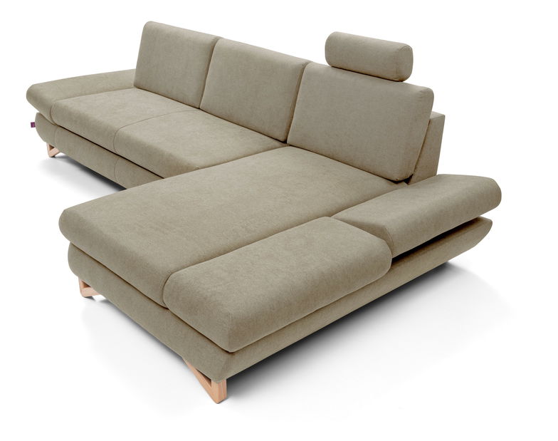 Rohová sedací souprava Aveley (béžová) (P)