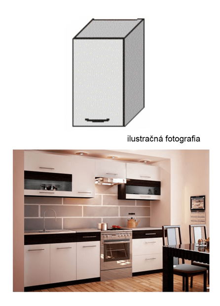 Horní kuchyňská skříňka G-40 Igo