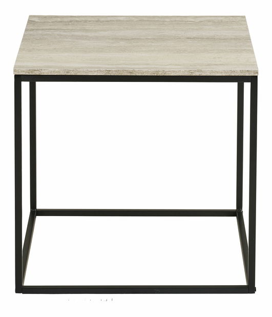 Příruční stolek Vistalia 1 (černá + béžová)