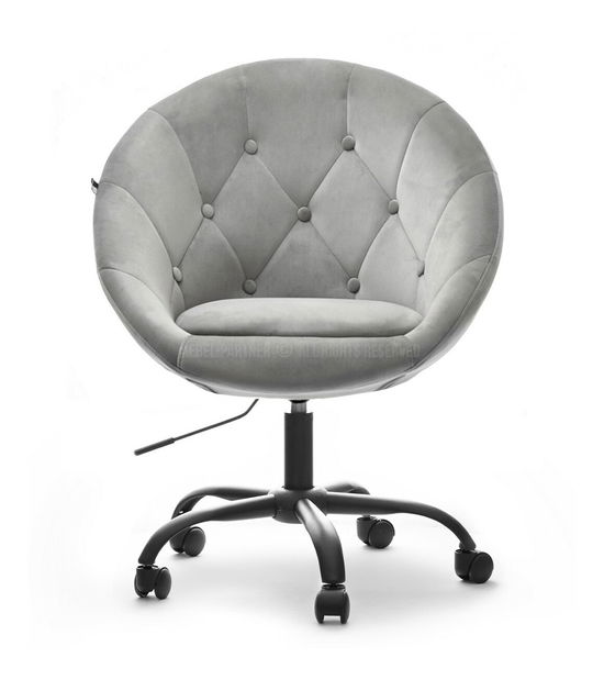 Křeslo Lush 4 (šedá + černá)