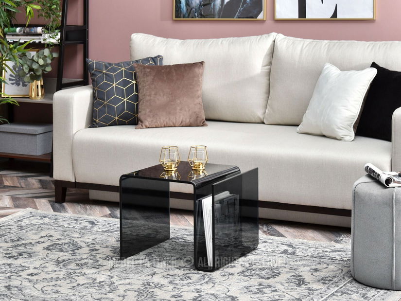 Konferenční stolek Capari (transparentní)