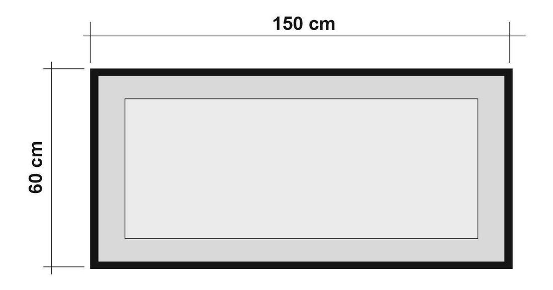 Zrcadlo Quanto (Borovice antlantic + Černá)