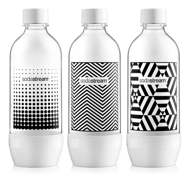 Náhradní láhev Sodastream TRIPACK BLACK&WHITE 1l (3ks)
