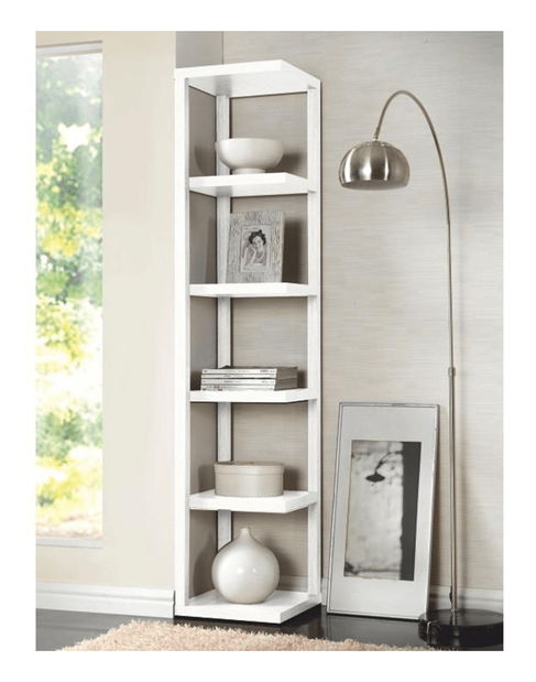 Rohový regál Citro D 268 bílá