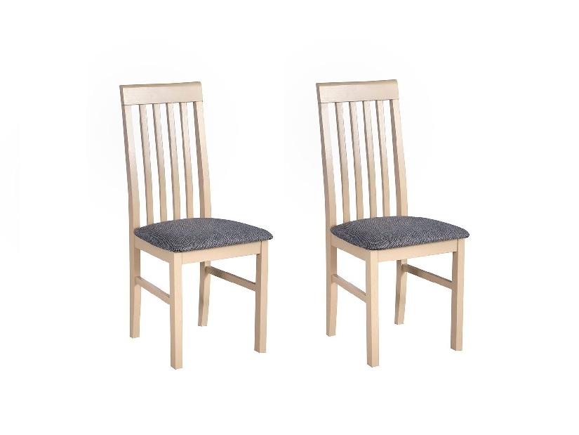 Set 2ks jídelních židlí Zefir I (dub sonoma + šedá) *výprodej
