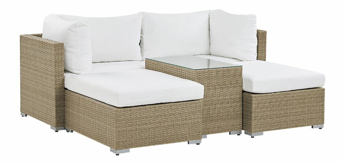 Zahradní set NORIO (hnědá) (pro 2 osoby)