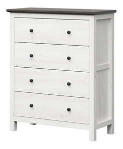 Komoda BRW Hesen KOM4S/12/10 (modřín sibiu světlý + borovice larico)