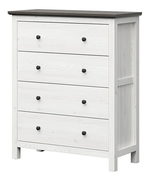 Komoda BRW Hesen KOM4S/12/10 (modřín sibiu světlý + borovice larico)