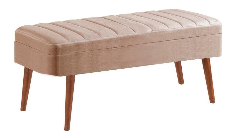 Lavice Vlasta 4 (ořech + kámen)