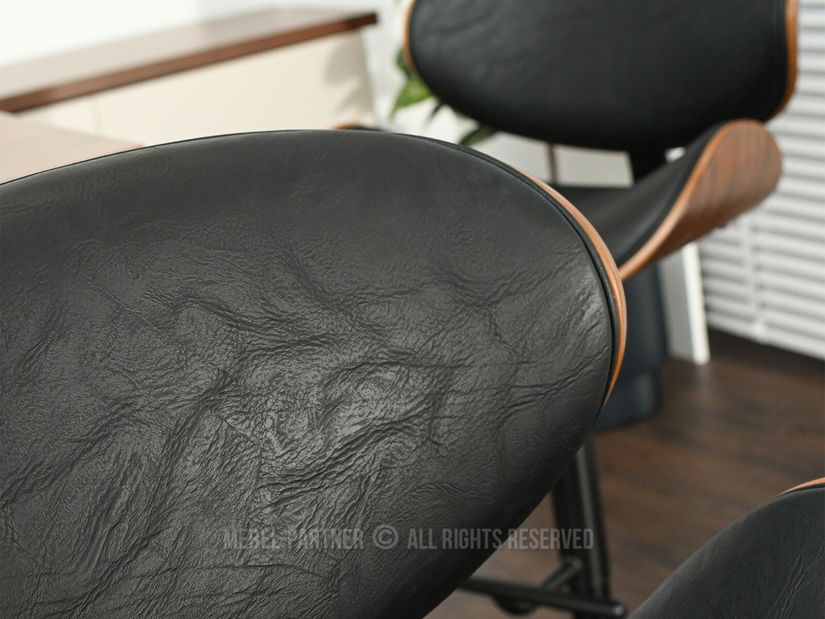 Židle Hitman (ořech tmavý + černá)