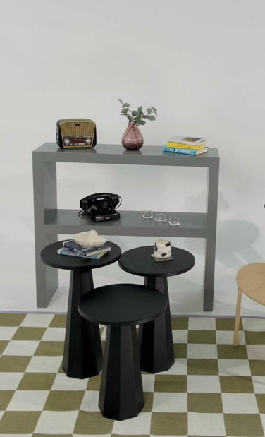 Set 2ks. příručních stolků Lilia (bílá)