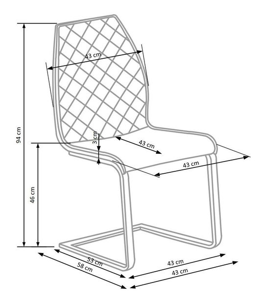 Jídelní židle Kingham